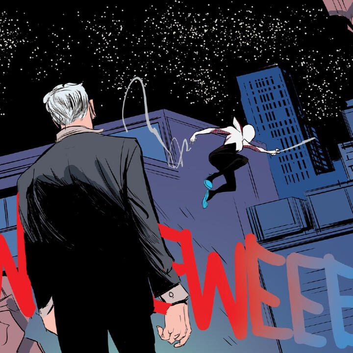 gwen and her pig (not peter)